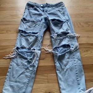 Jeans from garage !
